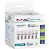 V-TAC LAMPADINA LED MINIBULBO G45 E27 4,5W BIANCO CALDO 6 PEZZI VT-2256-LED212730