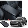 GAFAT Toyot-a RAV4 Hybrid 2019-2024 2025 Bracciolo Centrale Copertura, RAV4 2025 Console Centrale Protezione Braccioli, PU Pelle, Compatibile con Accessori Toyota RAV4 (Marrone)