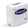 BULKYSOFT Tovaglioli monouso cm 24x24 2 veli 100 pezzi bianco