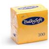 BULKYSOFT Tovaglioli monouso cm 24x24 2 veli 100 pezzi giallo limone