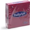 BULKYSOFT tovaglioli monouso cm 38x38 2 veli 40 pezzi bordeaux