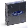 BULKYSOFT Tovaglioli monouso cm 38x38 2 veli 40 pezzi nero