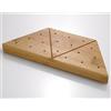 LEONE Supporto spiedini 18 fori trapezoidale cm 24x10x2 18 fori 3 pezzi