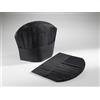LEONE Cappello chef in TNT nero cm 28,5x24 25pezzi