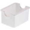 LEONE Vaschetta portabustine bianca cm 8,5x6,5x5 (minimo 12 pezzi)