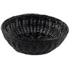 LEONE Cestino Vogue tondo nero Ø cm 20x6,5h