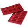 MARTELLATO Siliconflex semifreddo e cottura semisfere 8 posti da Ø mm 50x25h