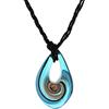 Linea Italia Venetiaurum - Collana Multifili per Donna Con Pendente In Vetro Originale Di Murano E Argento 925 - Gioiello Made In Italy Certificato