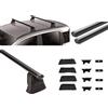 AUTOFORNITURE ITALIA Serie 3 (E46 - E90 - F30) Barre PORTATUTTO Portapacchi da Tetto PREMONTATE PRONTE ALL'UTILIZZO per Auto Senza Railing con Attacco Fix Point