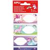 APLI 18435 - Unicorni etichette scolastiche 9pz