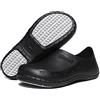 Bella Bays Scarpe da cucina da chef uomo donna antiscivolo giardino ospedaliero lavoro zoccolo antiscivolo scarpe da ristorante unisex leggero comfort nero/bianco/arancione UK5-10, Nero , 37 EU