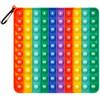 jiuzcare Pop Its Fidget Toy Push Bubble Antistress Pop Gioco Sensoriale Giocattolo in Silicone Sensory Toy Set Multicolor Educativo per la Matematica Rilassante Popit Adulti e Bambini