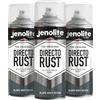JENOLITE Directorust Vernice Aerosol Lucida | GRIGIO ARDESIA | Vernice spray multisuperficie | Per l'uso su legno, metallo, plastica, ceramica e superfici arrugginite | 3 x 400ml | RAL7031