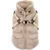Puppia Wilkes L Beige Cappottino per Cane