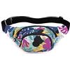 Long Keeper Marsupio Donna Uomo - Unisex Marsupio Elegante Grande Impermeabile Marsupio Multifunzione per Sportivo Running Viaggio Trekking Lavoro Outdoor