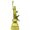 Regun Statua della libertà, Modello di edificio in metallo, Ornamenti da tavolo, Per l'arredamento della casa, Soggiorno, Caffè, Negozio, Decorazioni per ufficio, Regali di vacanza (H: 15 Cm)