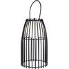 LUUK LIFESTYLE Lampada senza fili a LED, ricaricabile, porta USB, idea regalo, luce per interni ed esterni, lanterna da tavolo, nei colori nero, bianco, verde e arancione
