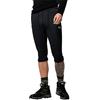 Jack Wolfskin Sky Range 3/4 - Pantaloni Aderenti, da Uomo, Taglia S, Colore: Nero