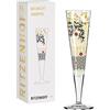 RITZENHOFF 1071019 Bicchiere da champagne 200 ml - Serie Goldnacht n. 19 - Nobile pezzo di design con oro vero - Made in Germany