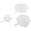 Fackelmann FCK47054 Coperchio allungabile, Silicone, Trasparente