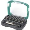 wolfcraft Bit-box FIX-GRIP, TORX® (T 10-40), 7 pezzi I 2965000 I 6 punte solide FIX-GRIP, in varie misure, portainserto incluso