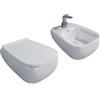 CERAMICA FLAMINIA Sanitari sospesi Flaminia Fluo vaso goclean, bidet e coprivaso rallentato