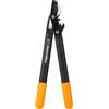 Fiskars Troncarami con Lame Bypass per Legno Verde, Sistema a Cremagliera PowerGear,Lame in Acciaio Temprato con Rivestimento Antiaderente, Lunghezza: 46 cm, Nero/Arancione, L70, 1002104