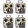 Pellicola Vetro Cam Posteriore Glitter per iPhone 11/11P/11PM/12/12P Vari Colori