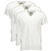 Calvin Klein T-shirt Uomo Scollo V Maniche Corte Bianco Tri-Pack