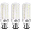 HZSANUE LED Lampadina Mais 26W, B22 Lampadina Baionetta, 6000K Bianco Freddo, 2900LM, 200W Lampadine Incandescenza Equivalenti, Non Dimmerabile, Confezione da 3