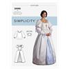 Simplicity S9090 - Cartamodello per costume storico da donna, 44-16-18-20-22, R5