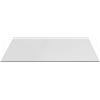 KONTE.DESIGN Piano per Tavolo SPARGI Quadrato Bianco 80x80 cm