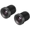 sourcing map 2 Pz CCTV Obiettivo Della Macchina Fotografica 3.6mm Lunghezza Focale 720 P F2.0 1/3 Pollice Grandangolare per CCD Camera