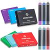 Asvine Hongdian - Set di 30 cartucce d'inchiostro per penna stilografica, 6 colori (nero, blu, verde, rosso, viola, azzurro), diametro foro 3,4 mm