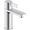 Duravit D-Neo Rubinetto bagno lavabo, Taglia M (altezza bocca 110 mm), Miscelatore lavabo bagno senza saltarello, cromo