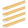 Alberts GAH-Alberts 423988 433536 - Profilo angolare autoadesivo in alluminio anodizzato, 1000 x 20 x 20 mm, set da 4 pezzi