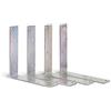 Alberts 329990 - Angolo per travi isoscele | zincato galvanicamente, passivato a strati spessi, 200 x 200 x 40 mm, set da 4