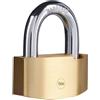 Yale Y114B/80/118/1 - Lucchetto in ottone Y2B/80 80 mm: corpo pesante con doppia chiusura e arco in acciaio temprato per la protezione sicura di oggetti e strutture di grandi dimensioni