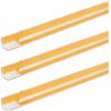 Alberts GAH-Alberts 424015 433574 - Profilo angolare autoadesivo in alluminio anodizzato, 1000 x 30 x 30 mm, set da 3 pezzi