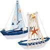 LTHERMELK Barca a vela, modello decorativo, per ufficio, camera da letto, scrivania, decorazione a tema nautico