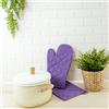 Sancarlos - Guanto da cucina, colore viola, 100% cotone, resistente al calore.