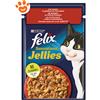 Purina Cat Felix Sensations Jellies Manzo con Pomodoro in Gelatina - Bustina Da 85 Gr