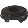 EMOS - Cavo di prolunga IP44 30 m - 1 presa Schuko - impermeabile, resistente agli urti, alla temperatura e all'olio - 230 V, 16 A, 3680 W - isolamento in gomma - H07RN-F3G 1,5 mm2 - per uso esterno