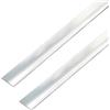 Alberts 499303 - Asta piatta autoadesiva, in alluminio, design cromato, 1000 x 30 x 2 mm, set da 2 pezzi