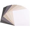 Vaessen Creative Florence Carta per Scrapbooking, 216 g, 30,5 x 30,5 cm, Confezione da 24 Fogli, Colore Nero, 30.5x30.5x0.7 cm