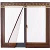 Icegrey, zanzariera per portafinestra, magnetica, tenda per porta del balcone, in 34 dimensioni, adatta per porte fino a 200 x 200 cm, ICG-80651-1-1-(80x120cm)