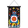 Janod - Gioco delle Freccette Magnetico, Robot, J02073 | Bersaglio magnetico da appendere, 6 freccette magnetiche in plastica, sviluppa destrezza e concentrazione