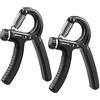 Newaner 2 pezzi Hand Grip Strengthener, 5-60kg Regolabile Gripper per Allenamento Mani Avambraccio, Pinza Mano, Hand Gripper, Gripper Avambracci per Allenamento Della Forza, Riabilitazione Mano