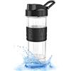ROVLAK Bottiglia Frullatore Portatile, 570 ml Senza BPA Borraccia Shaker Proteine, Frullatore Bere Bottiglia Smoothie Blender Bottle Sportiva Bottiglia per Adolescenti Adulti Palestra Fitness Viaggio