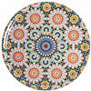 Villa d'Este Home Tivoli Marrakech set 4 Piatti pizza in stoneware Ø 33 x h. 2 cm Made in Italy